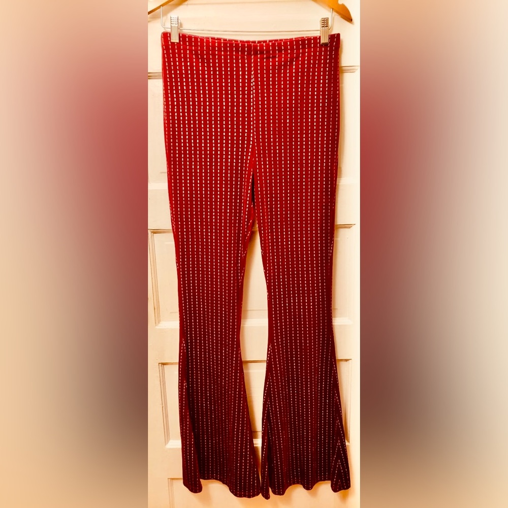 Bear Dance Flare Pants size Large NWNT
